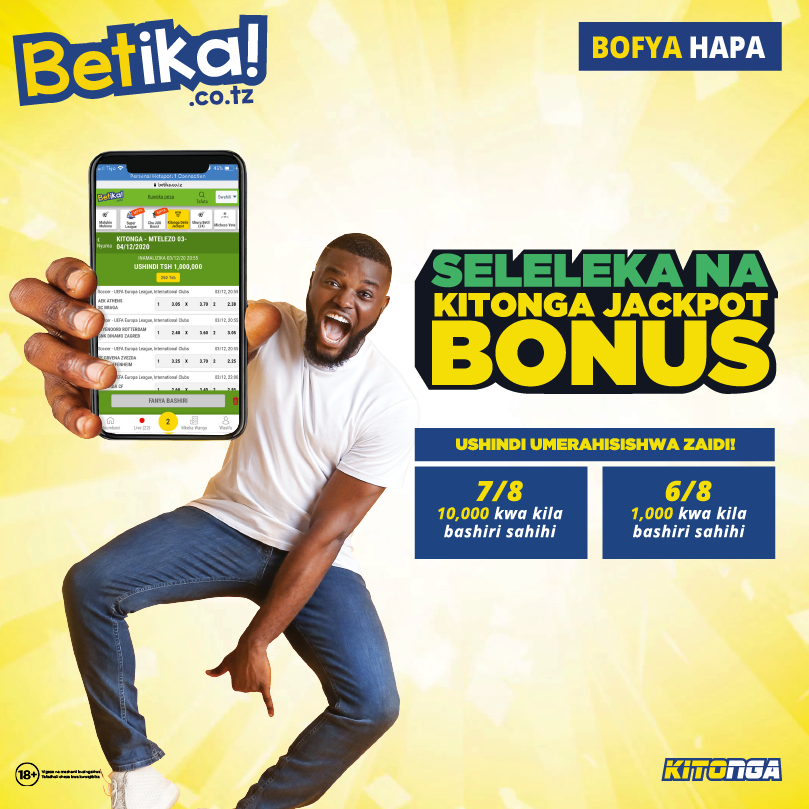SELELEKA NA KITONGA JACKPOT BONUS YA KIBABE (SHINDA MARA 40)