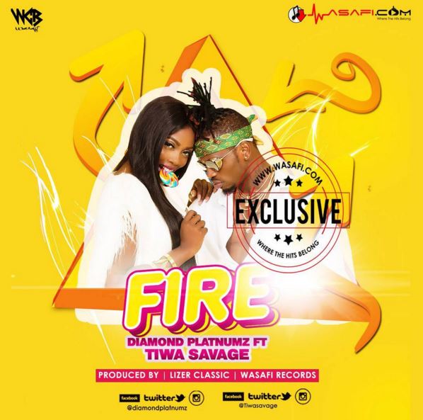 AUDIO: Diamond Platnumz Ft Tiwa Savage - Fire Mp3 Download