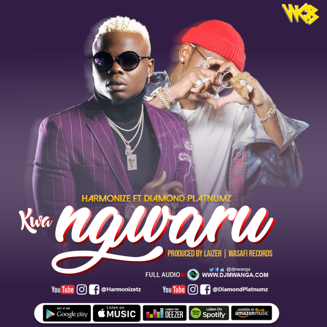 AUDIO: Harmonize Ft Diamond Platnumz - Kwangwaru Mp3 Download