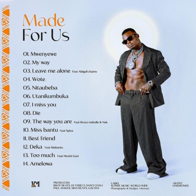 FULL ALBUM: Harmonize - Made For Us Mp3 Download