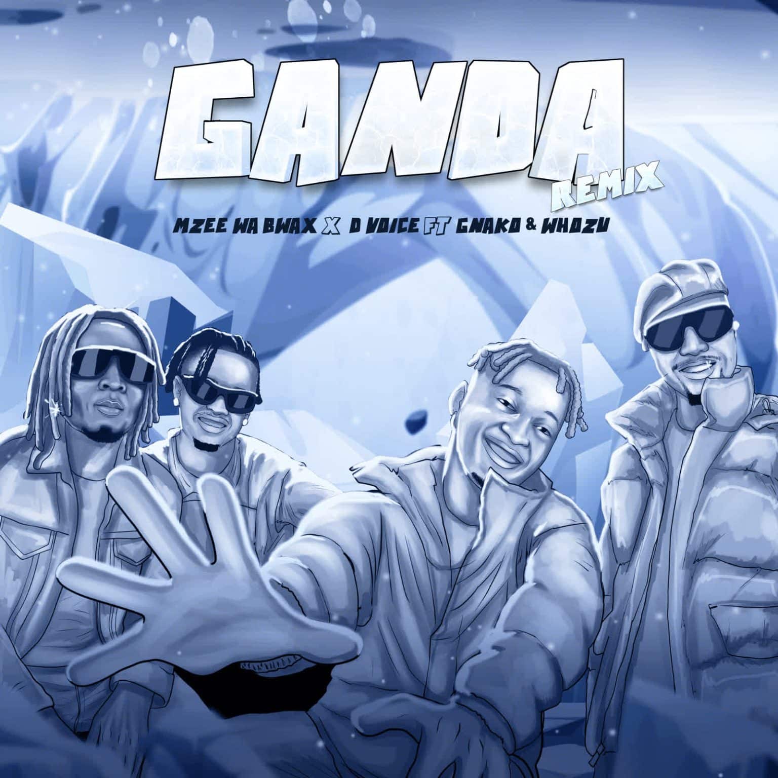 AUDIO: D Voice Ft Mzee Wa Bwax X Whozu X G Nako - Ganda Remix Mp3 Download
