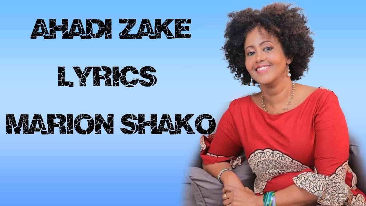 AUDIO: Marion Shako - Ahadi Zake Mp3 Download