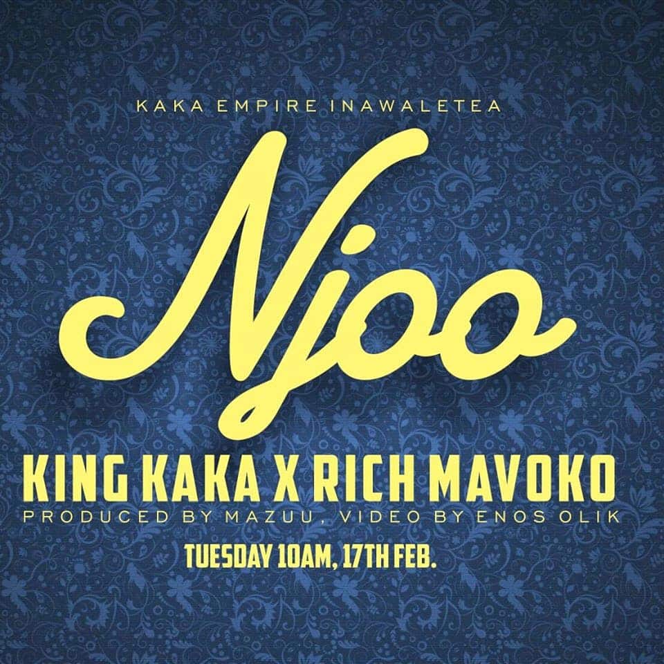 AUDIO: Rabbit King Kaka Ft Rich Mavoko - Njoo Mp3 Download
