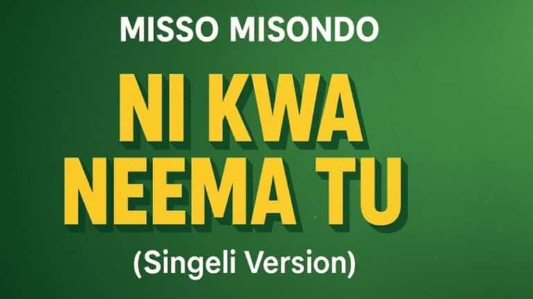 New Song Misso Misondo - Ni kwa Neema Tu | Download