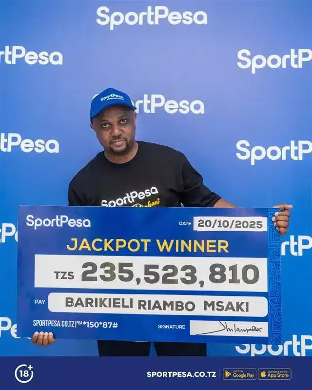 Three Winners In Three Months SportPesa Tanzania’s Midweek Jackpot Hatricks Is Taking Over The Nation