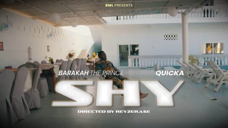 VIDEO: Barakah The Prince Ft Quicka - SHY Mp4 Download
